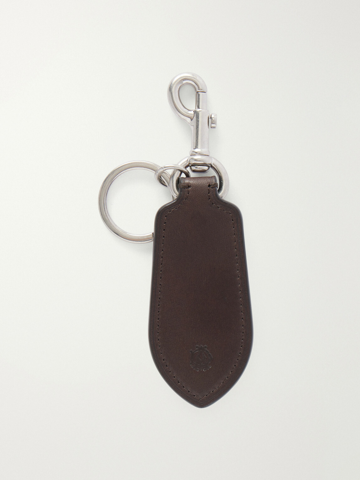 Dunhill - Century Bridle Leather Keyring - Brown