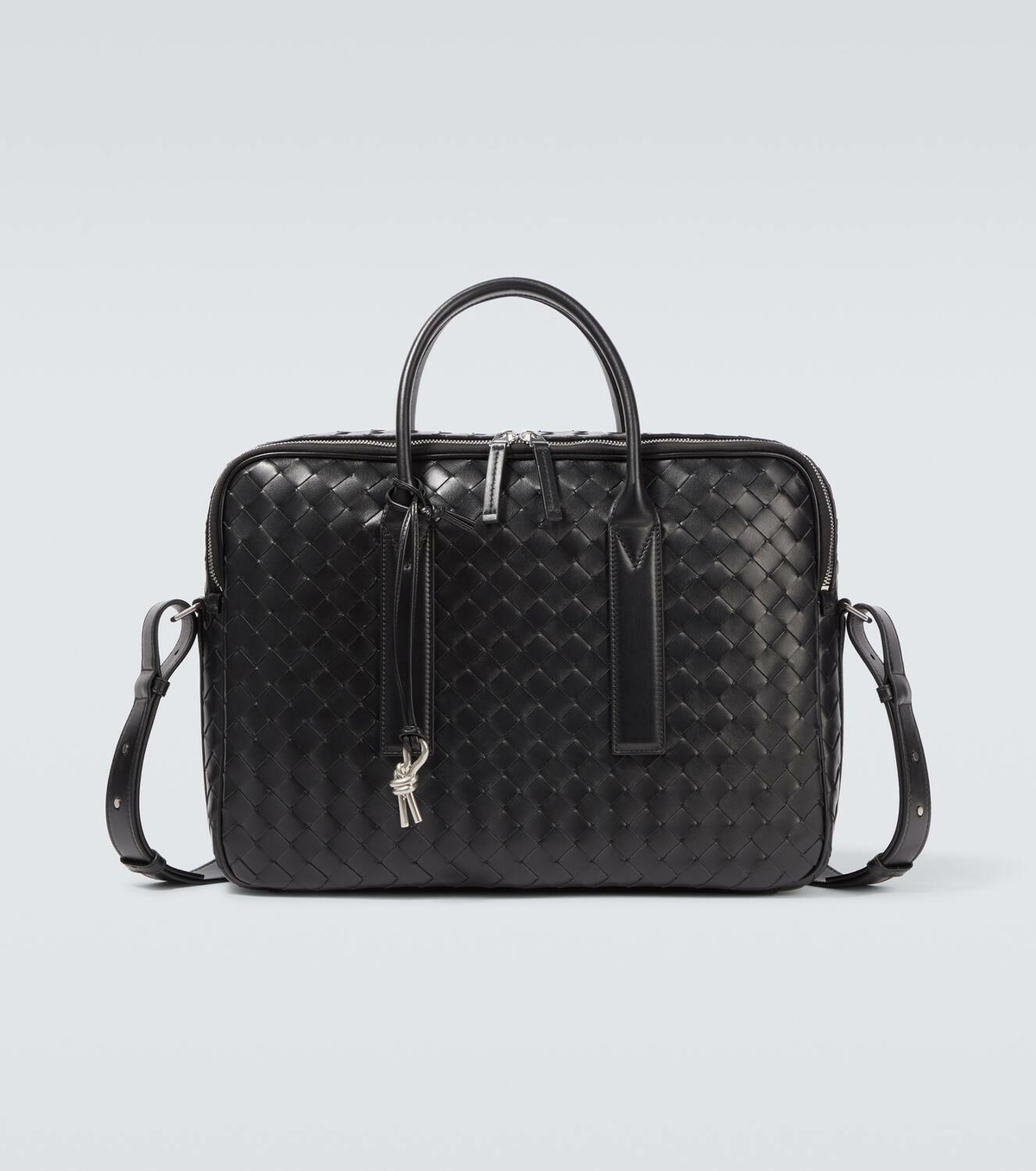 Bottega Veneta Getaway Intrecciato leather briefcase
