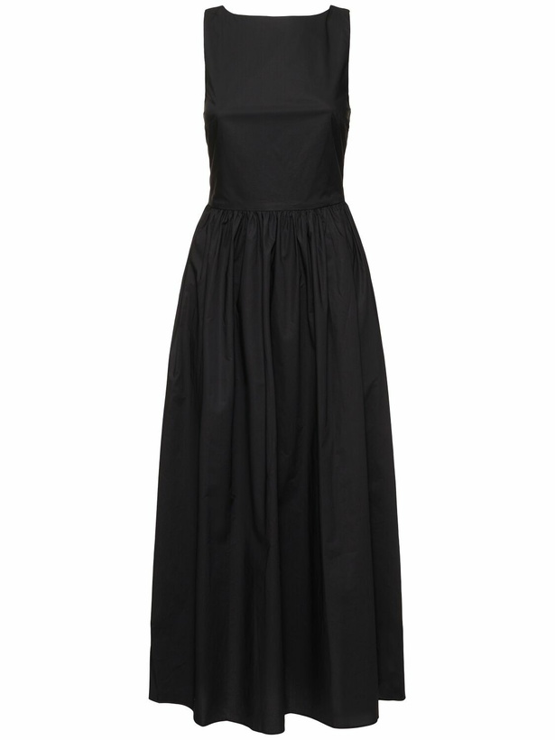 Photo: MATTEAU Tie-back Cotton Poplin Midi Dress