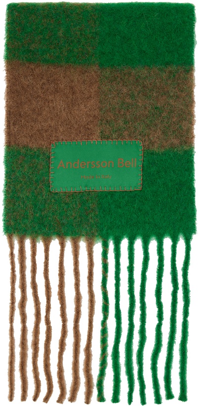 Photo: Andersson Bell Green & Brown Billy Scarf
