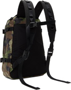 Balenciaga Green & Brown Camo Army Space Backpack