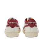 Reebok Men's Club C Revenge Vintage Sneakers in Chalk/Alabaster/Classic Burgundy