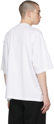 Palm Angels White Miami Logo Loose T-Shirt