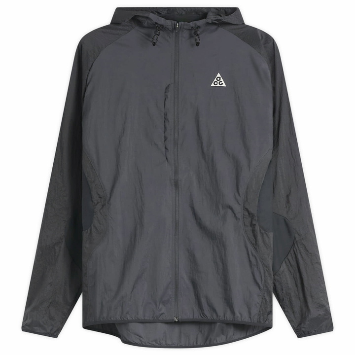 Photo: Nike Running Men's Nike Mens ACG Running Trail Jacket in Black/Summit White