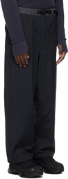 DAIWA PIER39 Black Tech Belted Extreme Trousers