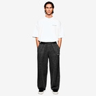 MKI Men's Mohair Blend Knit Wide Leg Joggers in Charcoal