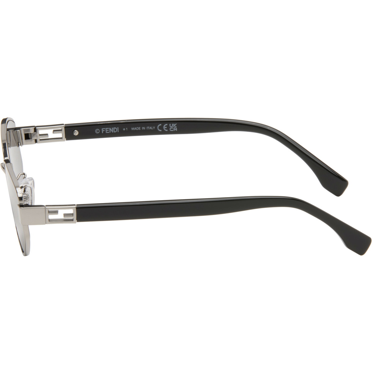 Fendi Silver Baguette Sunglasses