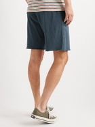 James Perse - Supima Cotton-Jersey Drawstring Shorts - Blue