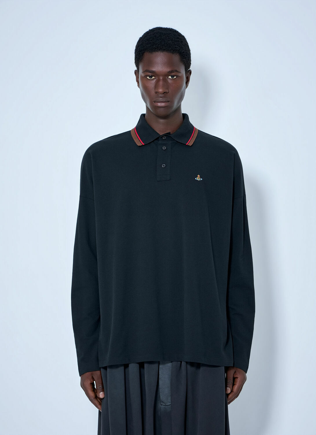 Vivienne Westwood Long Sleeve Polo Shirt