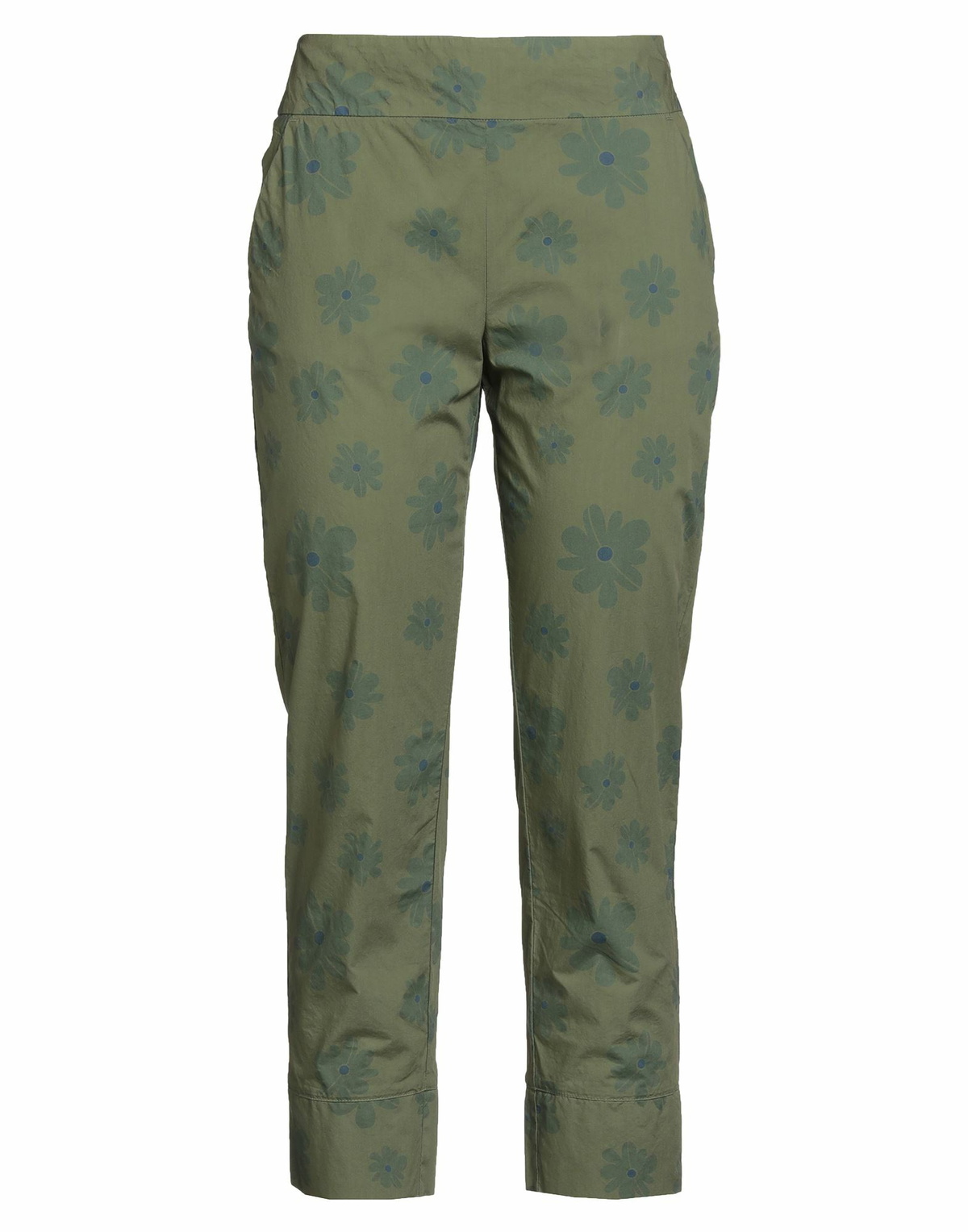 Alessia Santi Womens Pants Military in Green