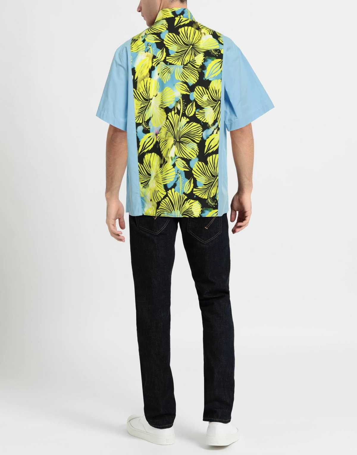Msgm Mens Shirt Light in Blue