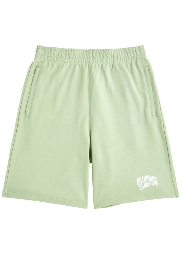 Photo: Billionaire Boys Club Arch Logo Printed Cotton Shorts Green