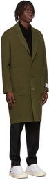 Études Green Wool Archeology Coat