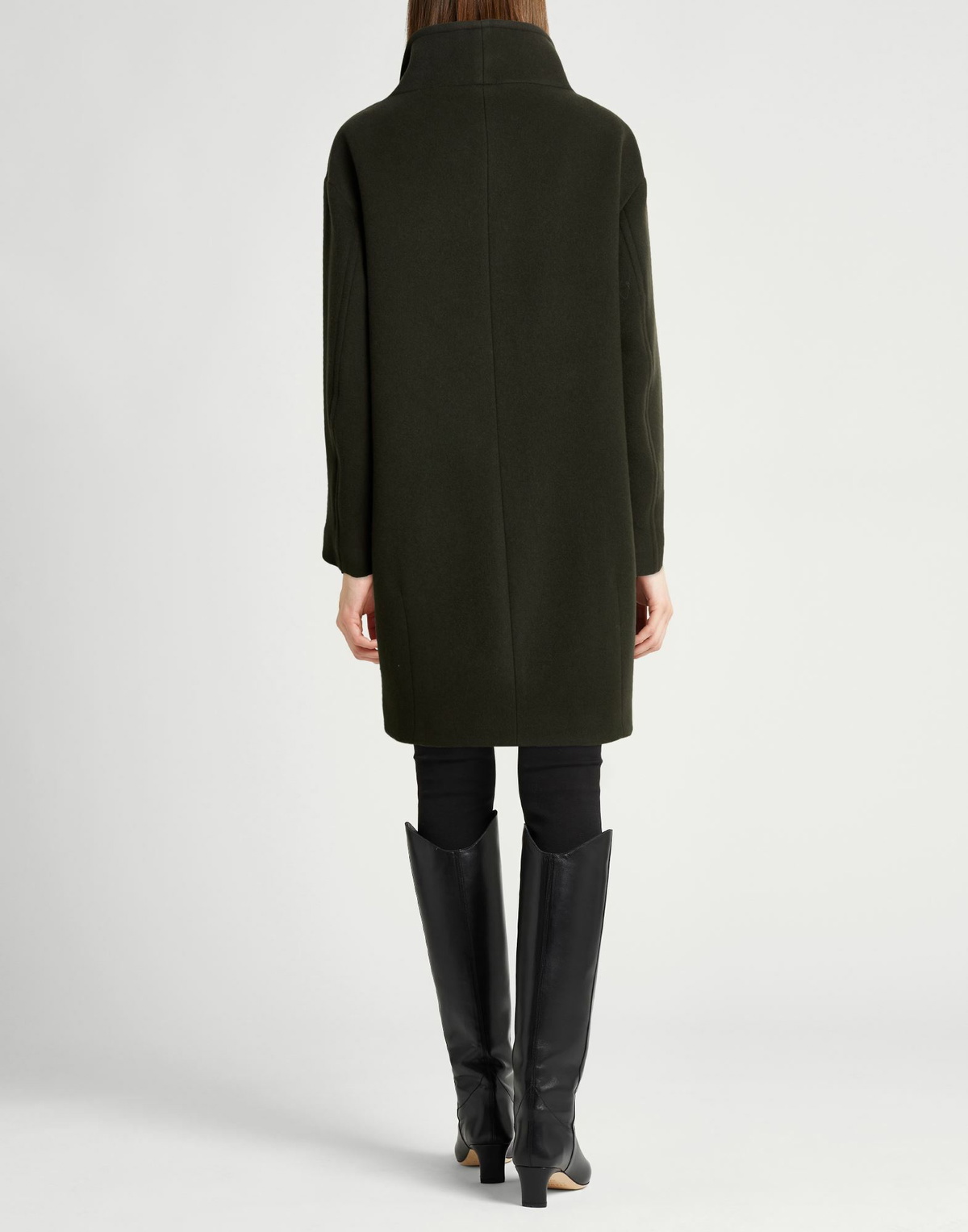 Peserico Womens Coat in Charcoal