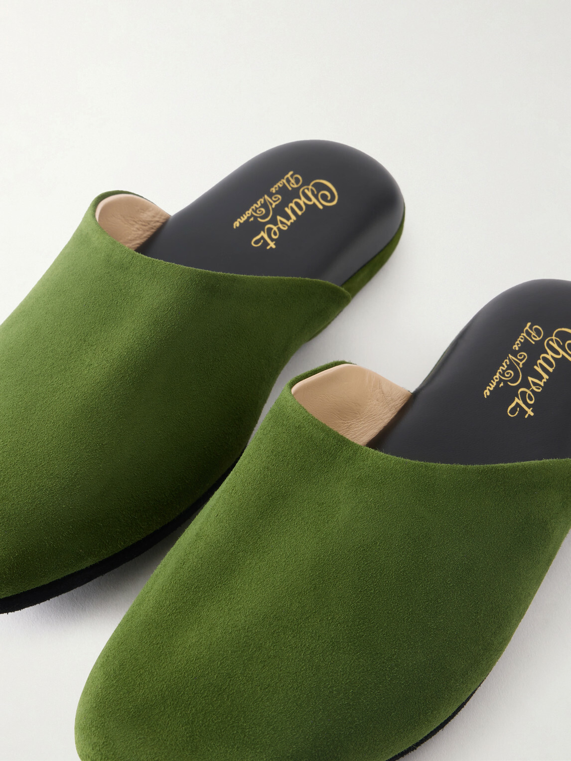Charvet - Suede Slippers - Green