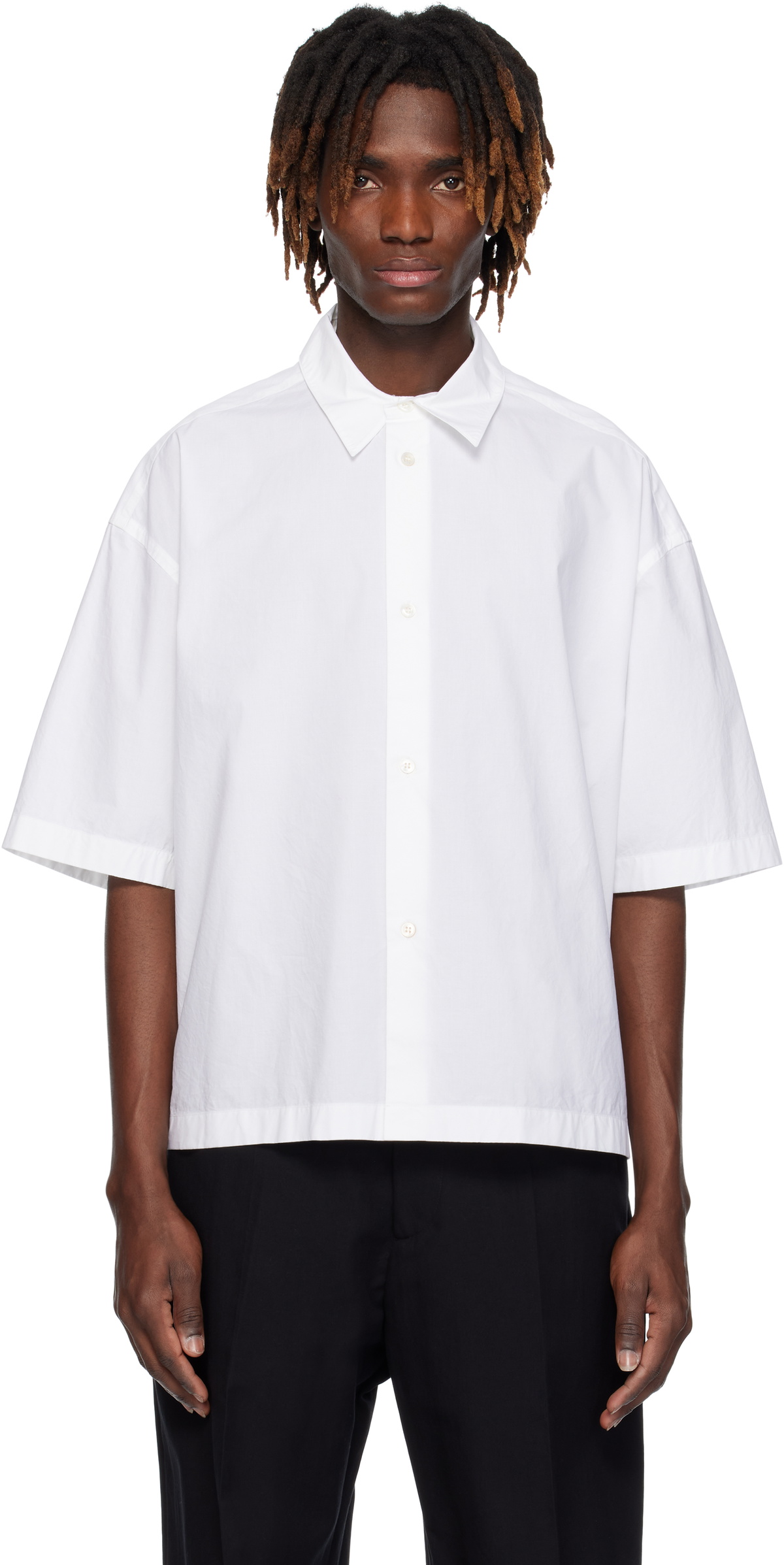 Studio Nicholson White Sanko Shirt Studio Nicholson
