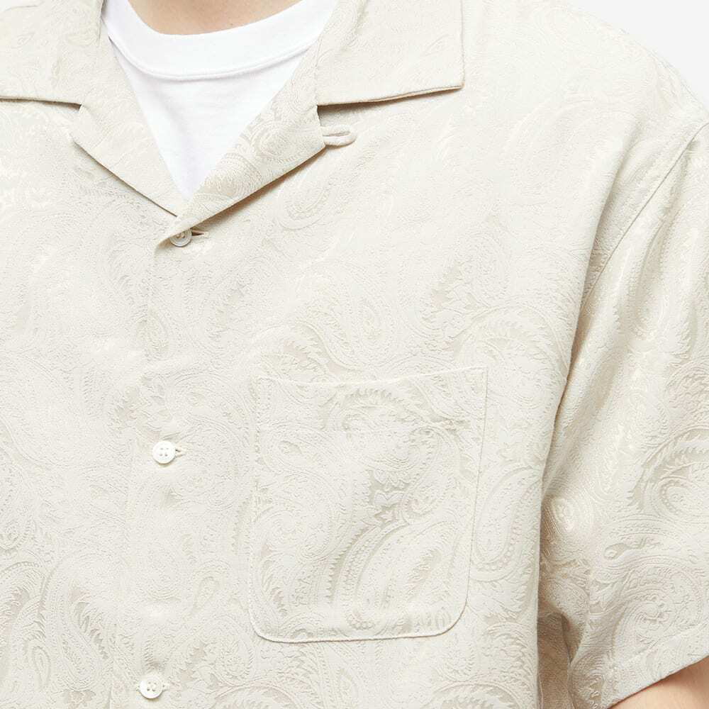 Flagstuff Men's Original Paisley Vacation Shirt in Beige