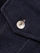 Brunello Cucinelli - Padded Cashmere Trucker Jacket - Blue