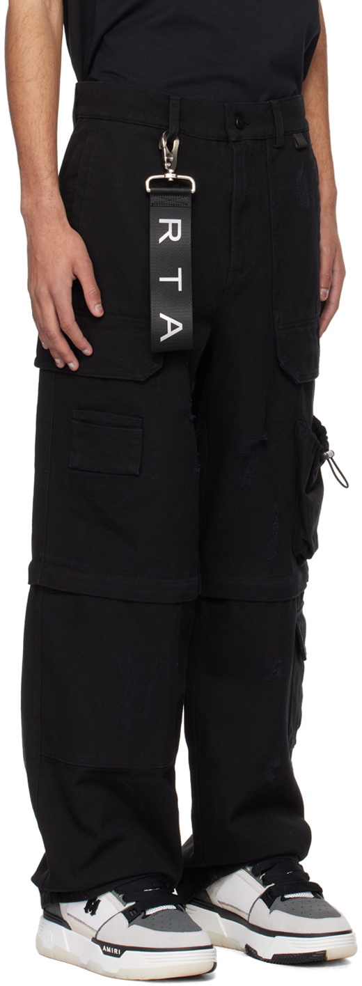 RTA Black Multi-Pocket Cargo Pants RtA