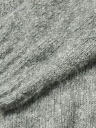 Officine Générale - Alpaca-Blend Rollneck Sweater - Gray