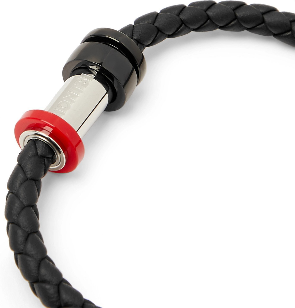 MONTBLANC Stainless Steel Cord Bracelet for Men