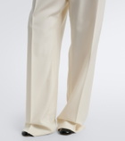 Róhe High-rise wide-leg virgin wool pants