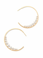 Lizzie Mandler Fine Jewelry 18K Yellow Gold Éclat Diamond Hoop Earrings