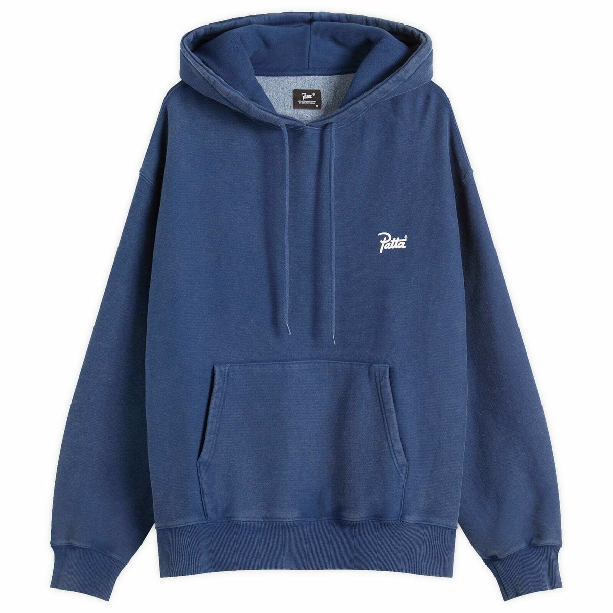 Patta Men's Classic Acid Washed Hoodie in Blue