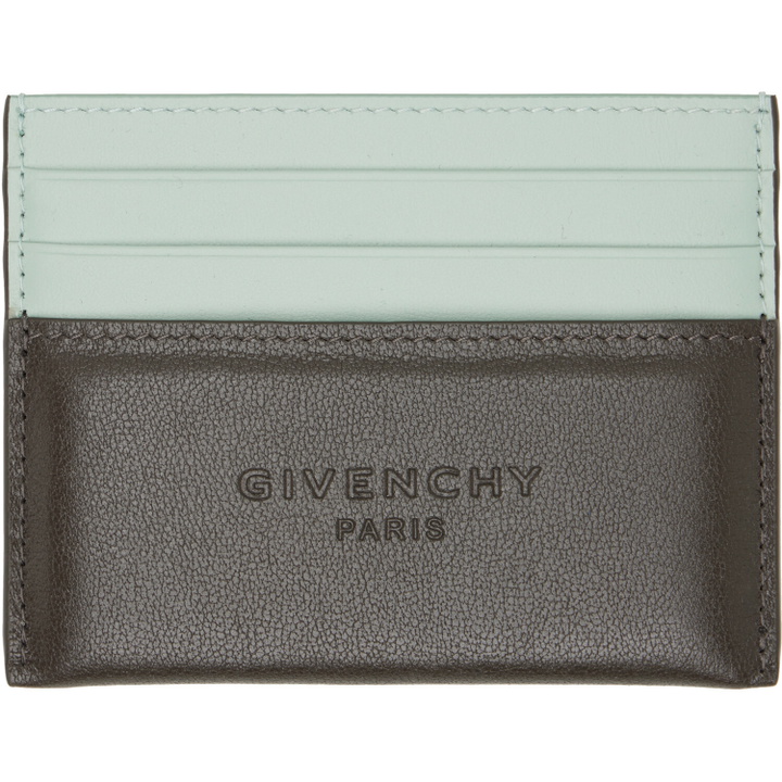 Photo: Givenchy Green & Brown Padded Cardholder