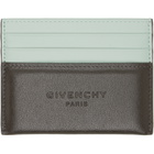 Givenchy Green & Brown Padded Cardholder