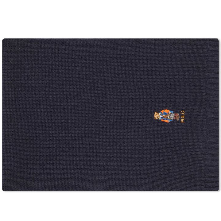 Photo: Polo Ralph Lauren Outdoors Bear Wool Scarf