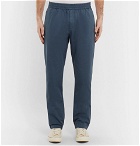 Sunspel - Navy Garment-Dyed Cotton-Twill Drawstring Trousers - Men - Navy