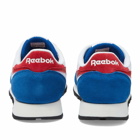 Reebok Men's Classic Leather Sneakers in Vector Blue/White/Red