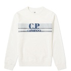C.P. Company Undersixteen Logo Stripe Crew Sweat