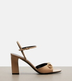 Gucci Signora Horsebit leather slingback sandals