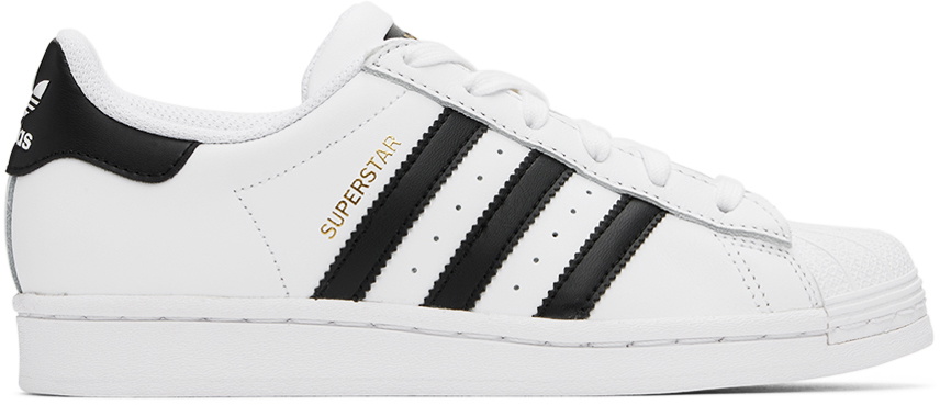 adidas Kids Big Kids White Superstar Sneakers adidas