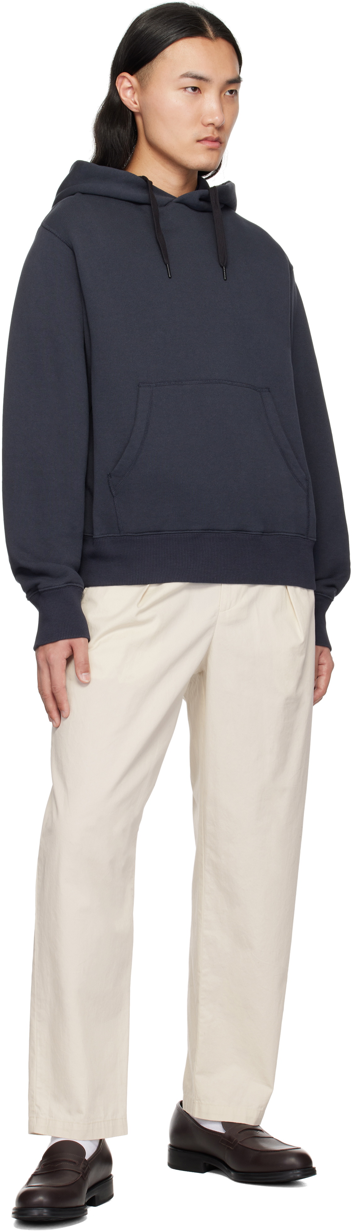 rag & bone Black Vintage Terry Damon Hoodie