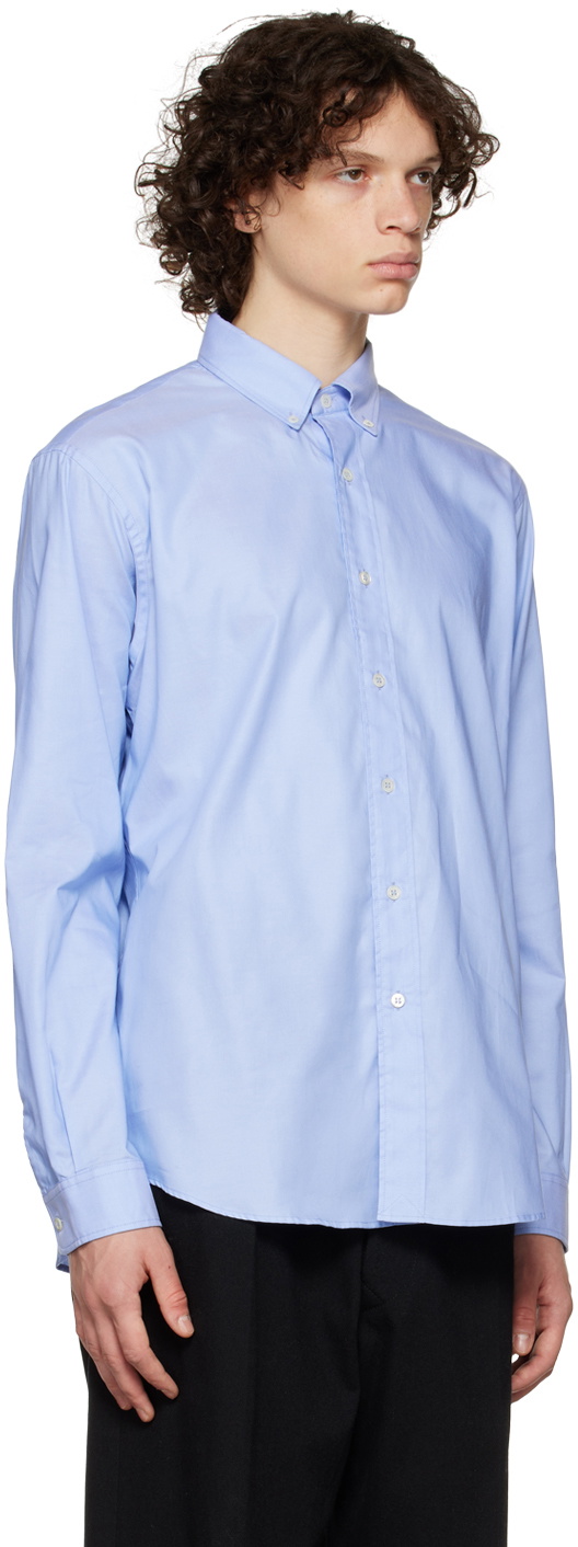 Maison Margiela Blue Button-Up Shirt Maison Margiela