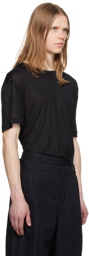 LEMAIRE Black Soft T-Shirt