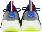 Moncler Black & Blue Lunarove Low Top Sneakers