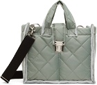Camiel Fortgens SSENSE Exclusive Gray Puffed Shopper S Bag