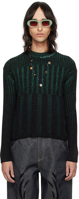 Photo: Andersson Bell Black & Green Woosoo Sweater