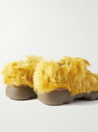Burberry - Shearling Shoes - Yellow