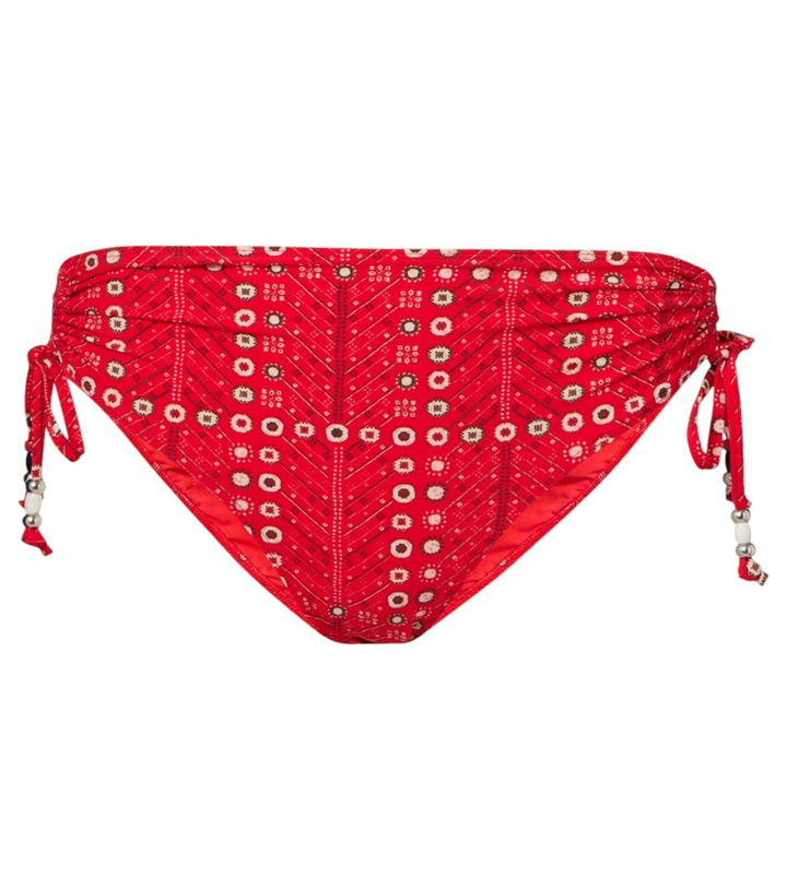 Photo: Marant Etoile Prudige printed mid-rise bikini bottoms