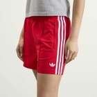 Adidas Women's Firebird Shorts in Better Scarlet/White