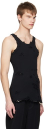 Doublet Black Destroyed Tank Top