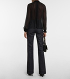 Saint Laurent - Silk chiffon blouse