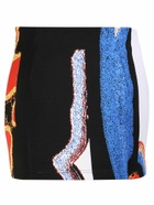 AMBUSH Mini Skirt With Abstract Print