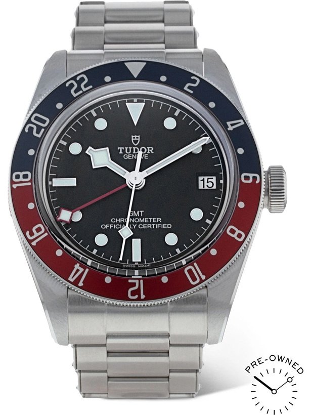 Photo: TUDOR - Pre-Owned 2019 Black Bay GMT Automatic 41mm Stainless Steel Watch, Ref. No. M79830RB-0001