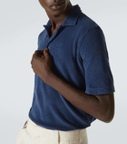 Fedeli Cotton terry polo shirt